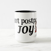 Strichmännchen Girl mit Joyquote Tasse (Zentrum)