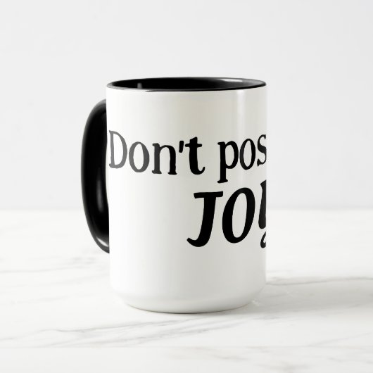 Strichmännchen Girl mit Kaffee-Tasse Tasse (Vorderseite Links)