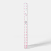 Strichmännchen Girl mit Sneakers auf Gingham Case-Mate iPhone Hülle (Rückseite / Links)