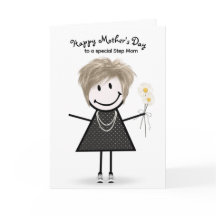 Strichmännchen Girl Mother's Day für Stepama