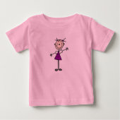 Strichmännchen Girl Shirt (Vorderseite)