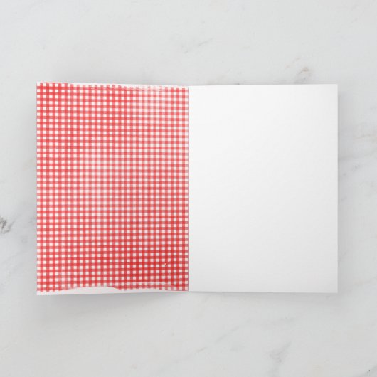 Strichmännchen Girl with Daisis Karte (Innenseite)