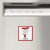 Strichmännchen Hang Gliding Tshirts und Geschenke Magnet (In Situ (Geschirrspüler))