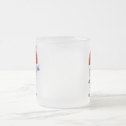 Strichmännchen-Himmel-Taucher-T-Shirts und Mattglastasse (Mittel)