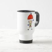 Strichmännchen-Himmel-Taucher-Tassen Reisebecher (VorderseiteRechts)