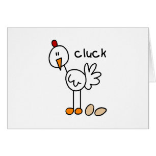 Strichmännchen-Huhn-T-Shirts und Geschenke