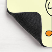 Strichmännchen-Huhn-T-Shirts und Geschenke Mousepad (Ecke)