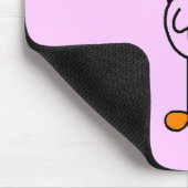 Strichmännchen-Huhn-T-Shirts und Geschenke Mousepad (Ecke)