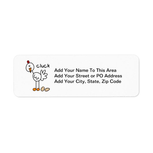 Strichmännchen Hühner T - Shirt und Geschenke (Vorne)