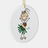 Strichmännchen Hula Dance Ornament (Rechts)