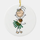 Strichmännchen Hula Dance Ornament (Vorne)