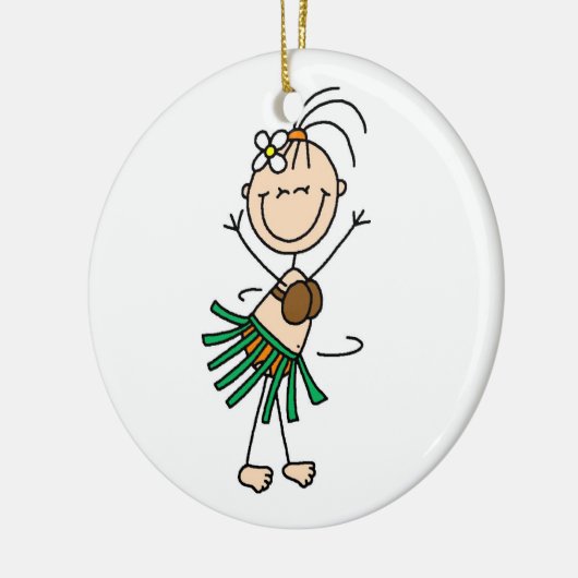 Strichmännchen Hula Dance Ornament (Links)