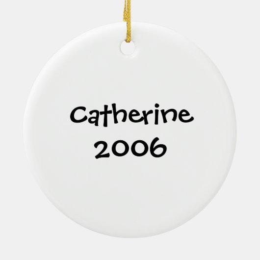 Strichmännchen Hula Dance Ornament (Hinten)