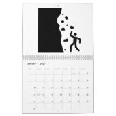 Strichmännchen in Gefahr Wieder 2025 Kalender (Jan 2027)