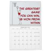 Strichmännchen Inspiration Zitate Netball 2023 Kalender (Feb 2027)