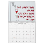 Strichmännchen Inspiration Zitate Netball 2023 Kalender (Feb 2026)
