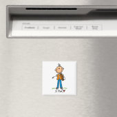 Strichmännchen Jäger Magnet (In Situ (Geschirrspüler))