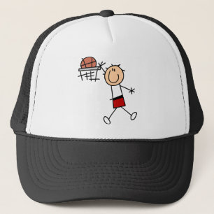 Strichmännchen-Knall taucht T - Shirts und Truckerkappe