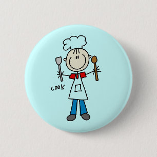 Strichmännchen-Koch Button