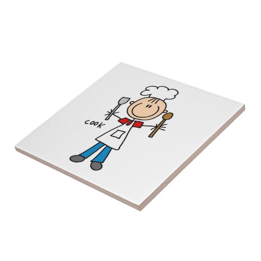 Strichmännchen-Koch Fliese (Seite)