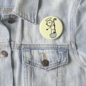 Strichmännchen-Koch mit Schöpflöffel Button (Beispiel)