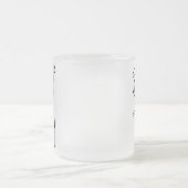 Strichmännchen-Koch mit Schöpflöffel Mattglastasse (Mittel)