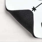 Strichmännchen-Koch Mit Schöpflöffel Mousepad (Ecke)