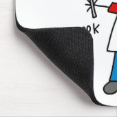 Strichmännchen-Koch Mousepad (Ecke)