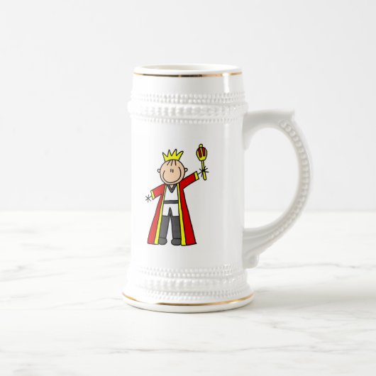 Strichmännchen-König Bierglas (Rechts)