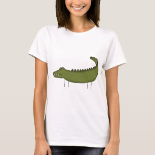 Strichmännchen Krokodil T-Shirts und Geschenke