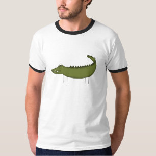 Strichmännchen Krokodil T-Shirts und Geschenke