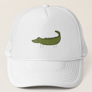 Strichmännchen Krokodil T-Shirts und Geschenke Truckerkappe