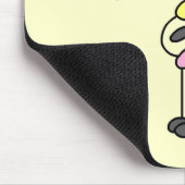 Strichmännchen-Kuh-T-Shirts und Geschenke Mousepad (Ecke)