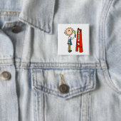Strichmännchen-Künstler Button (Beispiel)