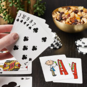 Strichmännchen-Künstler Spielkarten (In Situ)
