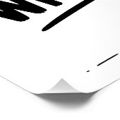 Strichmännchen Logic: Stimmt zu, falsch zu sein? Poster (Ecke)