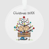 Strichmännchen Lugano Unexpected Classic Tour Ornament (Rückseite)