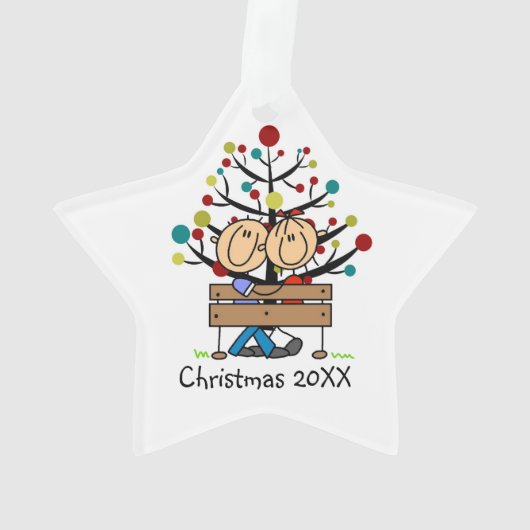 Strichmännchen Lugano Unexpected Classic Tour Ornament (Rückseite)