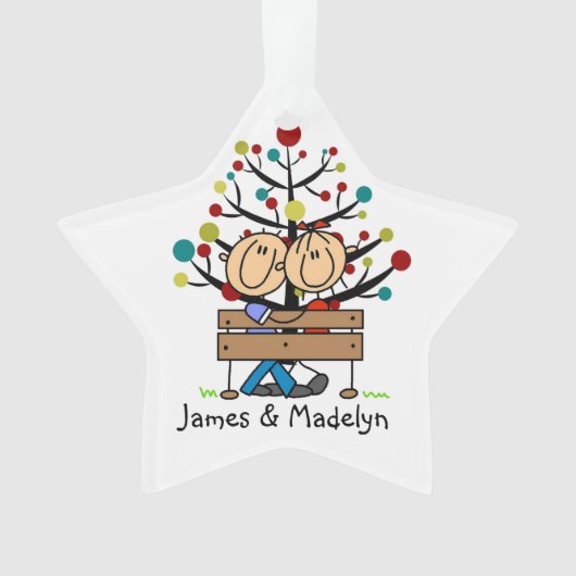 Strichmännchen Lugano Unexpected Classic Tour Ornament (Vorderseite)