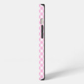 Strichmännchen Mädchen mit dunklen Haaren iPhone Hülle (Linke Seite)