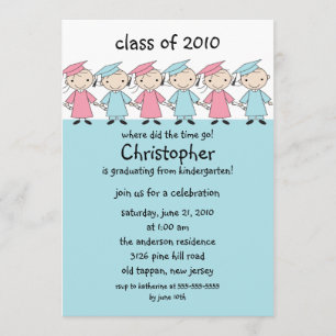 Strichmännchen-Mädchen-u. Einladung