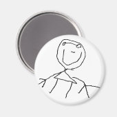 Strichmännchen Magnet (Vorderseite/Rückseite)