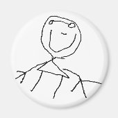 Strichmännchen Magnet (Vorne)