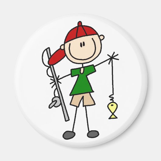 Strichmännchen-Magnet Magnet (Vorne)