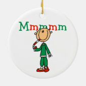 Strichmännchen Mmm Candy Canes Ornament (Hinten)
