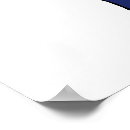 Strichmännchen Nurse - blau Poster (Ecke)