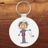 Strichmännchen Nurse Schlüsselanhänger (Vorderseite)