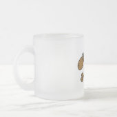 Strichmännchen-Pferdet-shirts und -geschenke Mattglastasse (Links)
