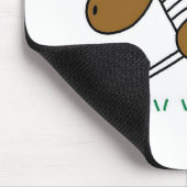 Strichmännchen-Pferdet-shirts und -geschenke Mousepad (Ecke)