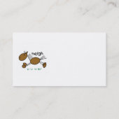 Strichmännchen-PferdeT - Shirts und -geschenke Visitenkarte (Rückseite)